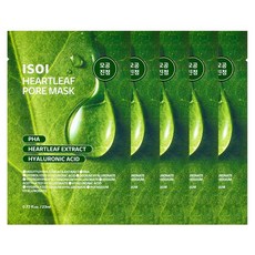 ISOI 伊所愛 魚腥草毛孔面膜 23ml, 1入, 5個