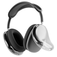 NUART AirPods Max 水晶透明保護殼, 1個, NUART AirPods Max Crystal Clear Case, 透明黑