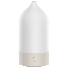 Seekis USB 七彩漸變氛圍燈/霧化水氧機 /加濕器/精油自動噴香/花瓶香薰機, 杏色, 單一商品