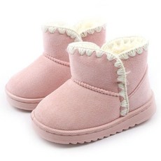 Lulushu 兒童束帶毛靴 DW129