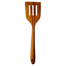 Mighty Teak 原木鍋鏟系列 基本款打孔鍋鏟, 單一顏色, 1個