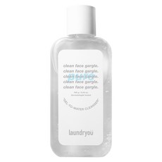 laundryou 朗潔悠 潔顏漱口水凝膠 轉水純淨潔面乳, 160g, 1個