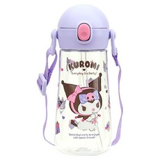 Sanrio 三麗鷗 酷洛米 Tritan 吸管水壺, 透明, 470ml, 1個