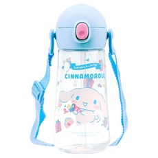 Sanrio 三麗鷗 大耳狗 Tritan 吸管水壺, 透明, 470ml, 1個