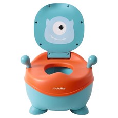 haha kiddo 小怪獸兒童學習馬桶, 藍綠色