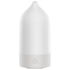 Seekis USB 七彩漸變氛圍燈/霧化水氧機/加濕器/精油自動噴香/花瓶香薰機, 單一商品, 白色