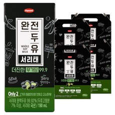 전두유 더진한 서리태 무가당 99.9, 190ml, 64개