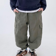 BerryCloset 青少年工作風刷毛工裝褲