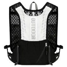 BIG EIGHT 跑步運動後揹包, 白色, 1個