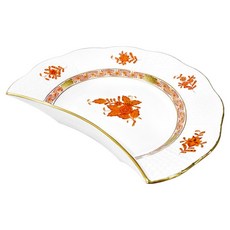 Herend 아포니 크레센트 플레이트 188, 오렌지, 1개