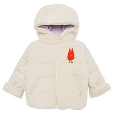 LaughingChild 宇宙毛絨鋪棉外套