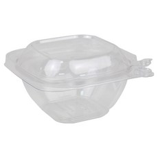 INP 透明PET安心圓頂型一鍵式容器 12 x 12 x 6.2 cm SB12-12, 20個, 1入