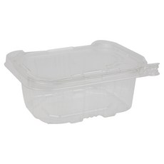 INP 透明 PET 單鍵鎖扣一體式容器 14 x 11.5 x 5.4 cm SB14-16, 20個, 1入