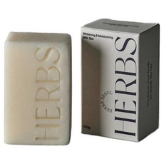 Herbs Seoul 牛奶弱酸性潔顏美肌皂, 100g, 1個