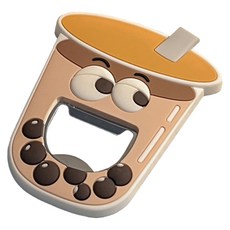 可愛卡通人物冰箱裝飾磁鐵開瓶器 ONE SIZE BRP1805, 4號, 1個