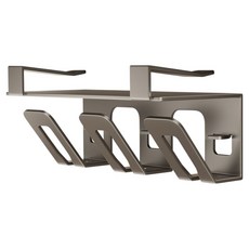 Onyeri 免打孔懸浮夾式牙刷架 3孔, 灰色, 1個