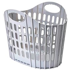 Onlife 耐用可折疊洗衣籃, 灰色