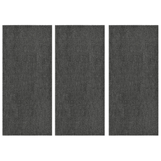 咕沛日常 可黏牆不掉屑貓抓地毯/貓抓板, 深灰色, 3個