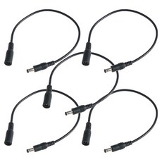 컴스 DC 역극성 변환 케이블 약 30cm 외경 5.5 내경 2.1, CP091, 5개
