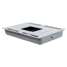 메르코 붙이는 슬림 데스크 히든 슬라이드 서랍 대형, 그레이, 1개