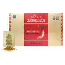 振興高麗人蔘 高麗人蔘茶禮盒, 1個, 100個裝, 3g