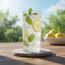 리빙메이트 트라이탄 일자형 컵 540ml, 투명, 5개