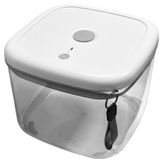 毛皇上 一鍵電吸真空儲糧桶, 1個, 6L, 白色