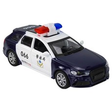 合金台灣模型 聲光迴力車門可開 1:32 ST9666, 警車, 1個