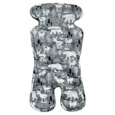 vivibaby 冰珠泡泡手推車涼墊, 灰色, 1個