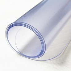 커버팩토리 프리미엄 유리대용 책상 식탁 테이블 매트, 반투명, 1개, 두께 3mm x 80cm x 190cm