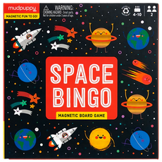 mudpuppy 趣味磁性棋盤遊戲-宇宙賓果, 1個, 混合顏色