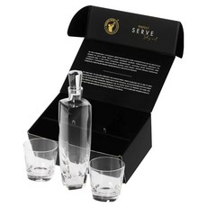 Krosno Perfect Serve Sky 威士忌醒酒器 + 冰球杯 2入組, 1套, 550ml