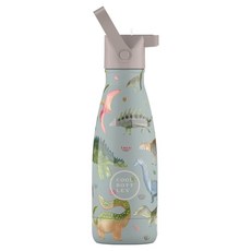 COOL BOTTLES 雙層不鏽鋼真空保溫杯, 1個, 260ml, 恐龍星球