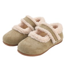 兒童經典毛絨內裡瑪莉珍鞋