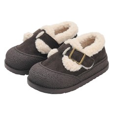 Rabbit Foot 鞋頭蓋絨毛飾帶絨毛內裡皮鞋