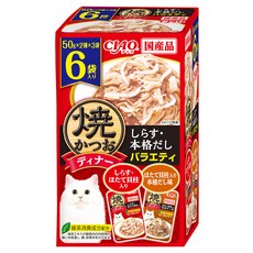 INABA 鰹魚燒餐包組 IC-410, (鰹魚 + 吻仔魚 + 干貝)3包 + (鰹魚 + 干貝 + 高湯)3包, 300g, 1盒