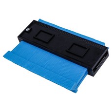 輪廓曲線造型尺 12cm, 藍色, 1個