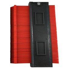 輪廓曲線造型尺 12cm, 紅色, 1個