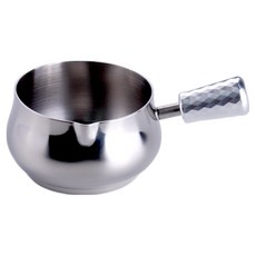 coving 304不鏽鋼鑽石紋握柄烈酒杯 100ml, 銀色, 1個