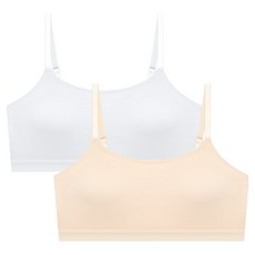 수아팜 주니어용 스포츠 2단계 모달 브라 캐미형 2종 세트