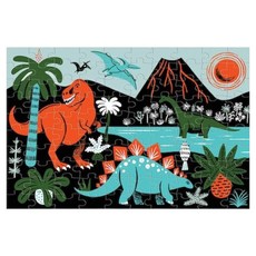 mudpuppy 夜光拼圖 侏儸紀世界, 1個, 100片