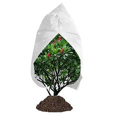 Monologies 樹木植物不織布保溫兩用保護套 白色 240 x 240 cm 束帶拉鍊款, 1個