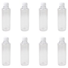 INP 28pi 含蓋圓形PET瓶 5.3 x 17.5 cm, 透明, 8個, 300ml