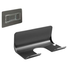 DIYURA 浴室吹風機架, 黑色, 1個