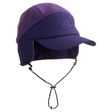 Parajuni 男士撞色護耳棒球帽 刷毛運動帽 HJ0875, 紫色, 1個