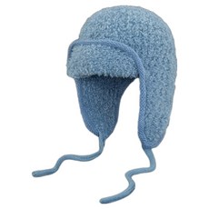 Parajuni 女款冬季時尚亮點護耳戶外滑雪帽 HJ0882, 藍色, 1個