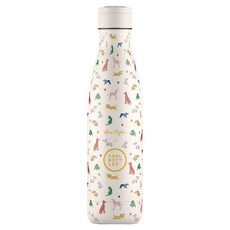 COOL BOTTLES 雙層不鏽鋼真空保溫杯, 1個, 500ml, 狗狗派對