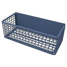 廚房冰箱旁磁吸彩色鐵製收納籃, 款式2