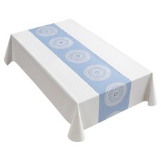 半島良品 北歐簡約防水防油印花桌巾, 錦繡萬花, 1個, 180 x 140cm