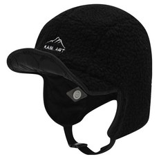 American Road 雙面耳罩羊羔毛滑雪帽 BRP1872, 黑色, 1個